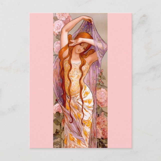 Soiree d'Ete Nouveau Postcard (Front)