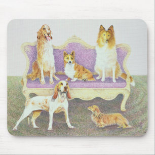 Soiree in the salon mouse mat