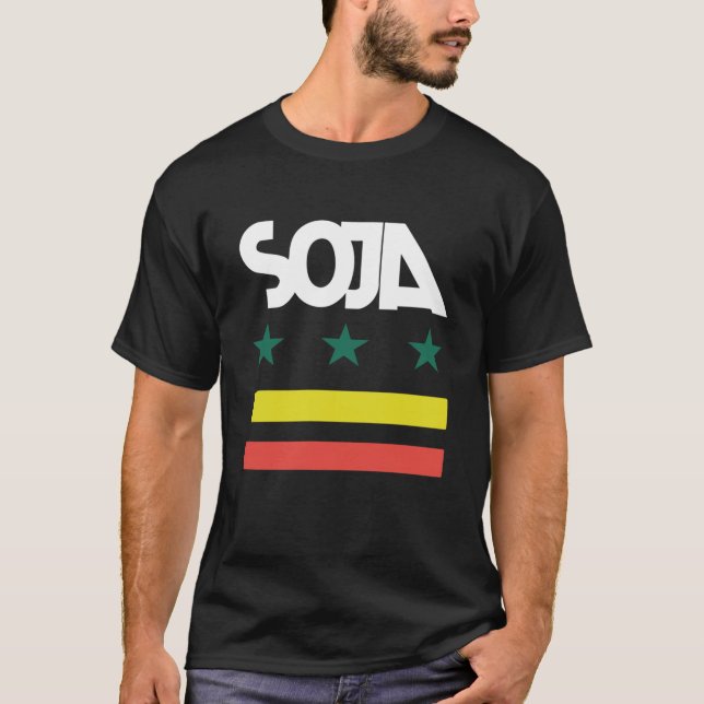 SOJA Logo Music art Design T-Shirt (Front)