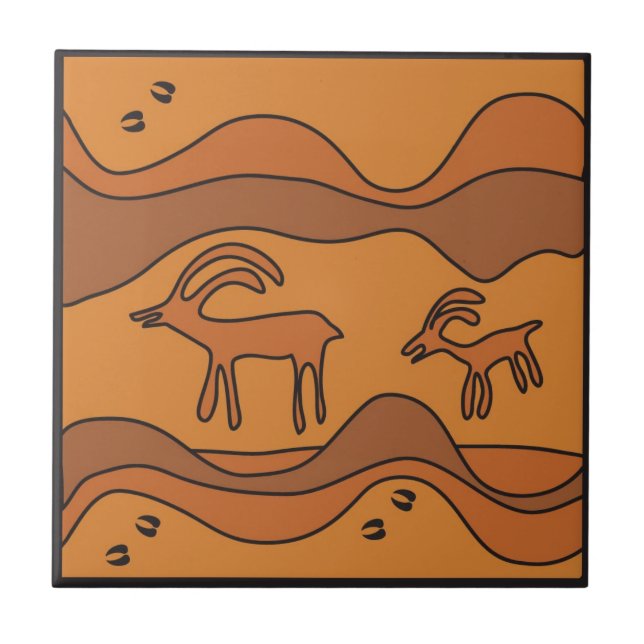 Sojourn Through Snake Gulch Tile (Front)