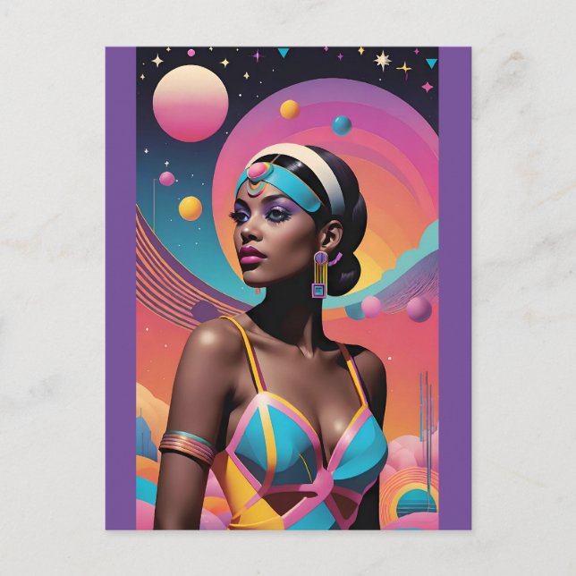 Sojourner to Faraway Horizons and Stranger Heavens Postcard (Front)