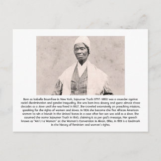 Sojourner Truth - Feminist Postcard