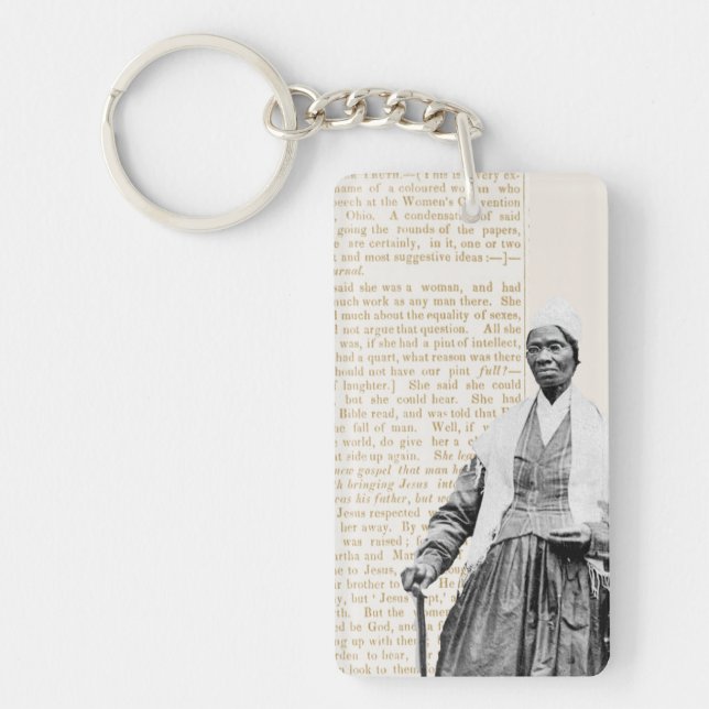 Sojourner Truth - Women's Rights Key Ring (Front)
