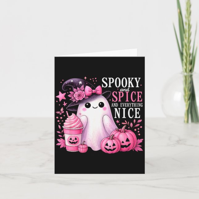 Soky And Sce And Everything Nice Halloween Nk  Card (Front)