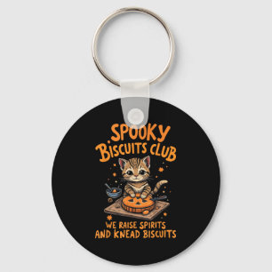 Soky Biscuits Club Cat Funny Halloween Baking  Key Ring