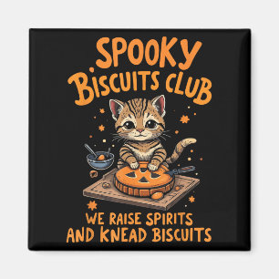 Soky Biscuits Club Cat Funny Halloween Baking  Magnet