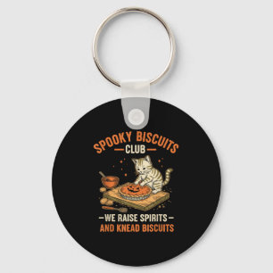 Soky Biscuits Club Funny Halloween Cat Baking Key Ring