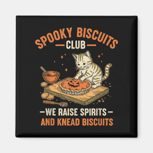 Soky Biscuits Club Funny Halloween Cat Baking  Magnet