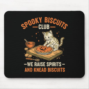 Soky Biscuits Club Funny Halloween Cat Baking Mouse Mat