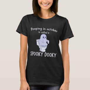 Soky Dookie Funny Ong In October Ghost Halloween  T-Shirt