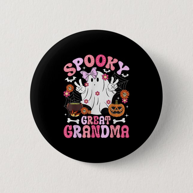 Soky Great Grandma Halloween Great Grandmother Gro 6 Cm Round Badge (Front)