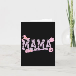 Soky Halloween Mama Varsity Mum Pastel Nk Pumpkin  Card