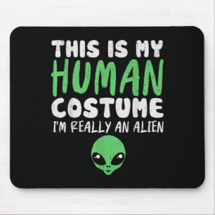 Soky Human Costume I’m Alien Extraterrestrial Hall Mouse Mat