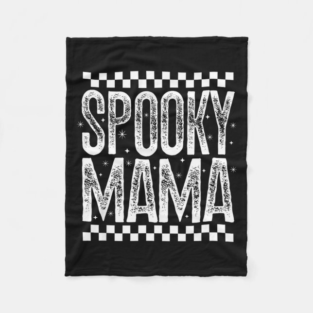 Soky Mama Retro Halloween Season Witch Quote Sayin Fleece Blanket (Front)