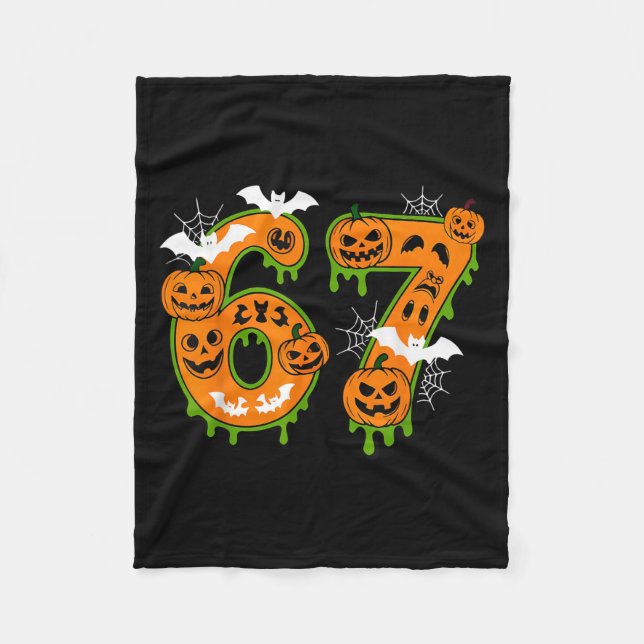 Soky Number 67 In Halloween For Everyone  Fleece Blanket (Front)