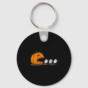 Soky Pumpkin Chasing Cute Ghosts Halloween Parade  Key Ring