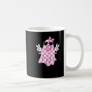 Soky Season Ghost Halloween Retro Groovy Women Gir Coffee Mug