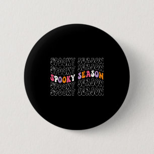 Soky Season Groovy Halloween Costume Retro Wave Ha 6 Cm Round Badge