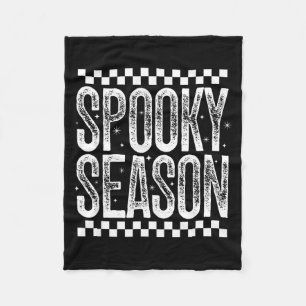 Soky Season Retro Halloween Witch Quote Saying Gif Fleece Blanket