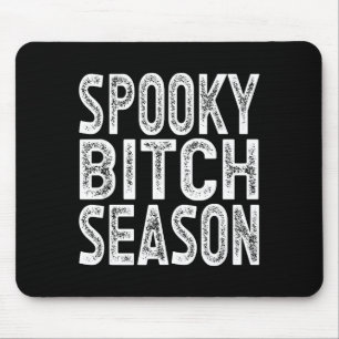 Soky Season Retro Halloween Witch Quote Saying Gif Mouse Mat
