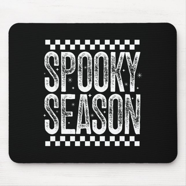 Soky Season Retro Halloween Witch Quote Saying Gif Mouse Mat (Front)
