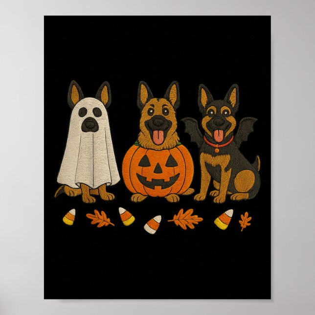 Soky Shepherd Squad German Shepherd  Poster (Front)