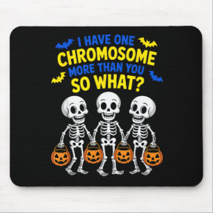Soky Skeleton Down Syndrome Awareness Extra Chromo Mouse Mat