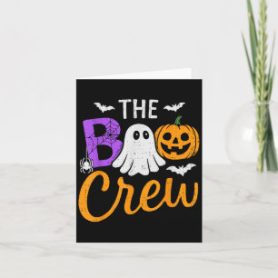 Soky Squad Boo Ghost Crew Team Halloween Boys Girl Card