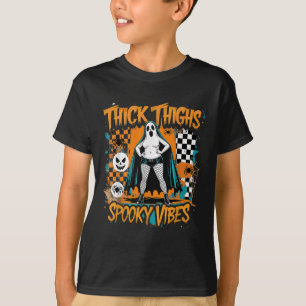Soky Vibes Thick Thighs Cute Ghost Humour T-Shirt
