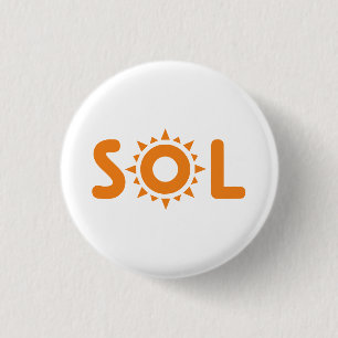 Sol 3 Cm Round Badge