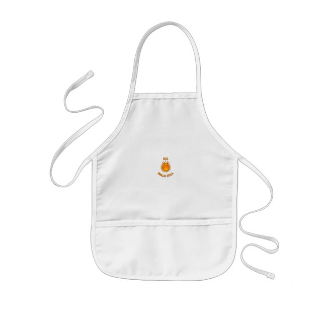Sol Brillo Sola Logo Apron – Stylish Sun Design Ki (Front)