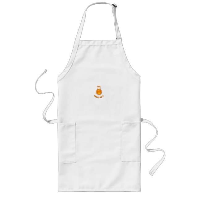 Sol Brillo Sola Logo Apron – Stylish Sun Design Ki (Front)