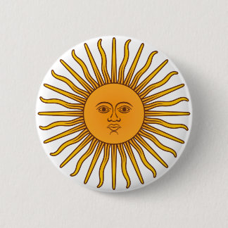 Sol de Mayo 6 Cm Round Badge