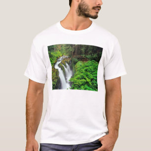 Sol Duc Falls in Olympic National Park in T-Shirt