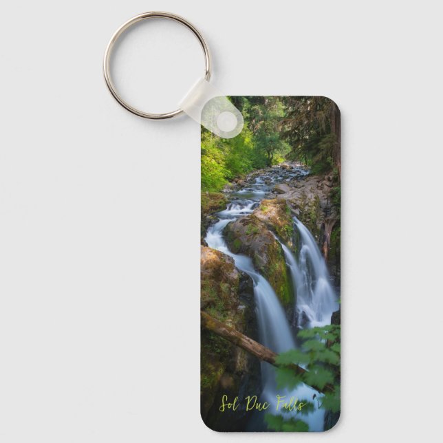 Sol Duc Falls Olympic National Park Washington Key Ring (Front)