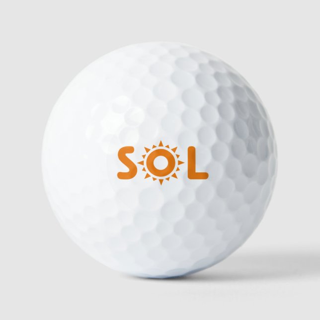 Sol Golf Balls (Front)