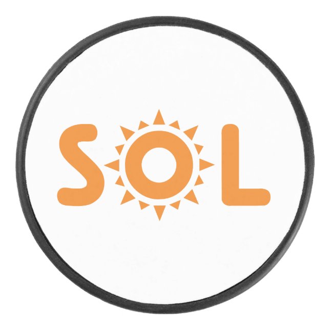Sol Hockey Puck (Front)