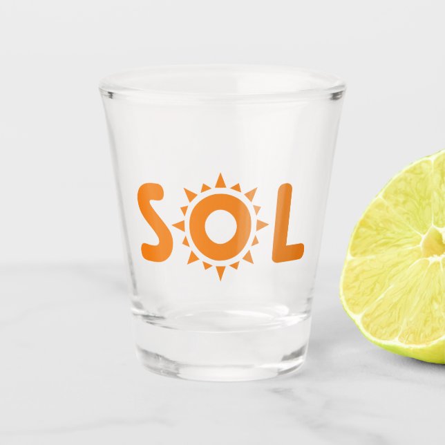 Sol Shot Glass (Front)