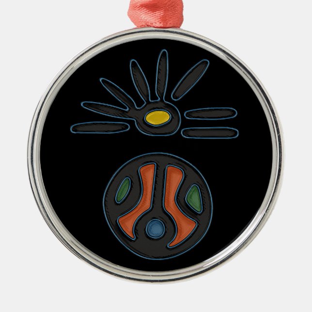 Sol Taino Circle Ornament (Front)