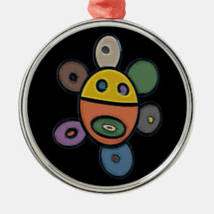 Sol Taino Circle Ornament