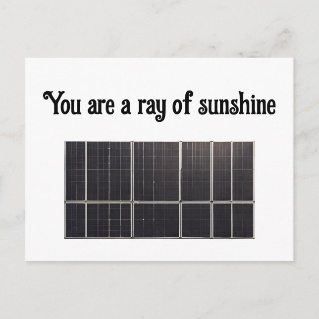 Sola Panel Postcard (Front)