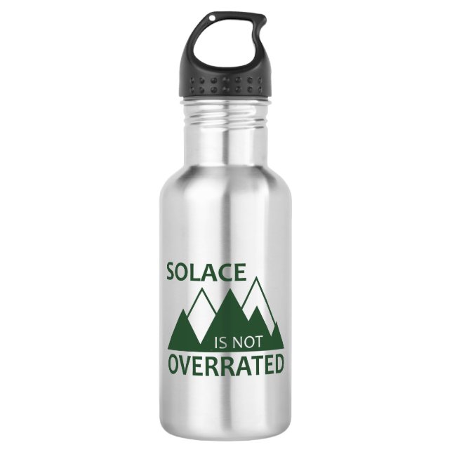 Solace Is Not Overrated 532 Ml Water Bottle (Front)