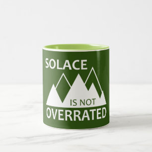 Solace Is Not Overrated Two-Tone Coffee Mug