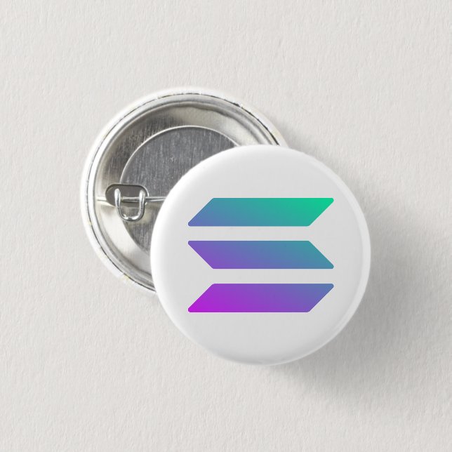 Solana 3 Cm Round Badge (Front & Back)