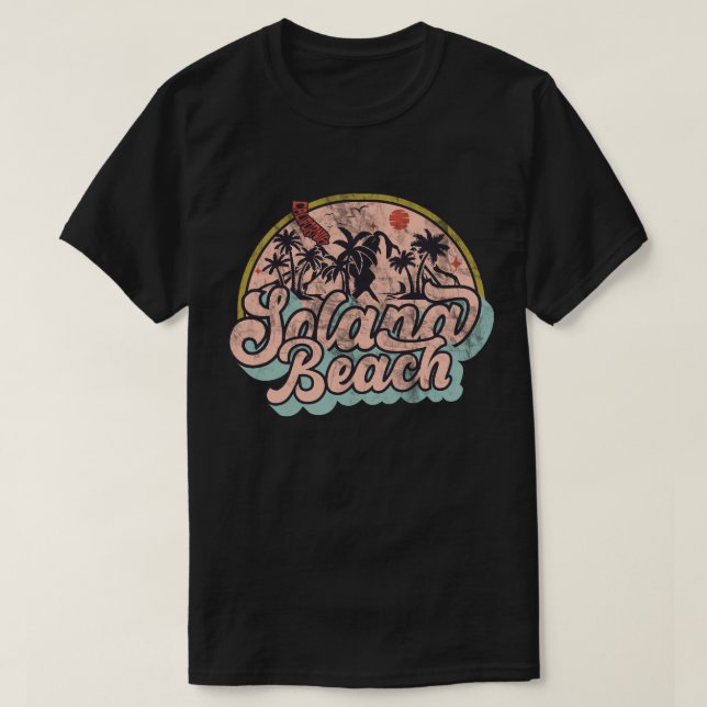 Solana Beach, California T-Shirt (Design Front)