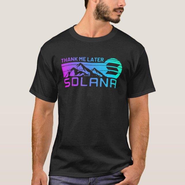 Solana Crypto Coin For Sol Cryptocurrency Coin Def T-Shirt (Front)