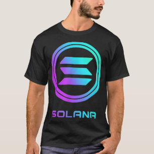 SOLANA Crypto SOL Coin Blockchain Decentralised Ap T-Shirt