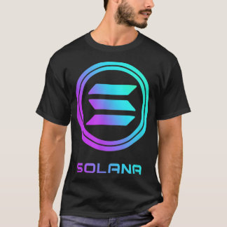 SOLANA Crypto SOL Coin Blockchain Decentralised Ap T-Shirt