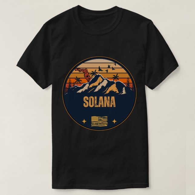 Solana, Florida  T-Shirt (Design Front)