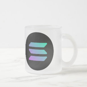 Solana Frosted Glass Coffee Mug